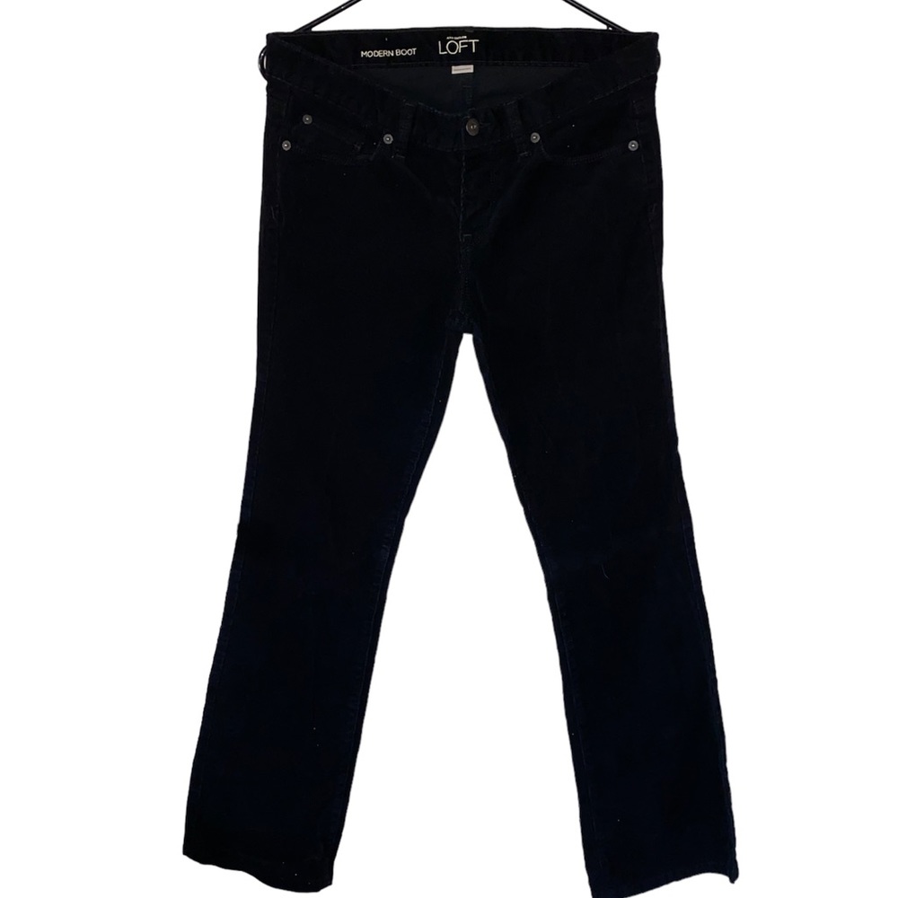 Corduroy Black Bootcut Pants